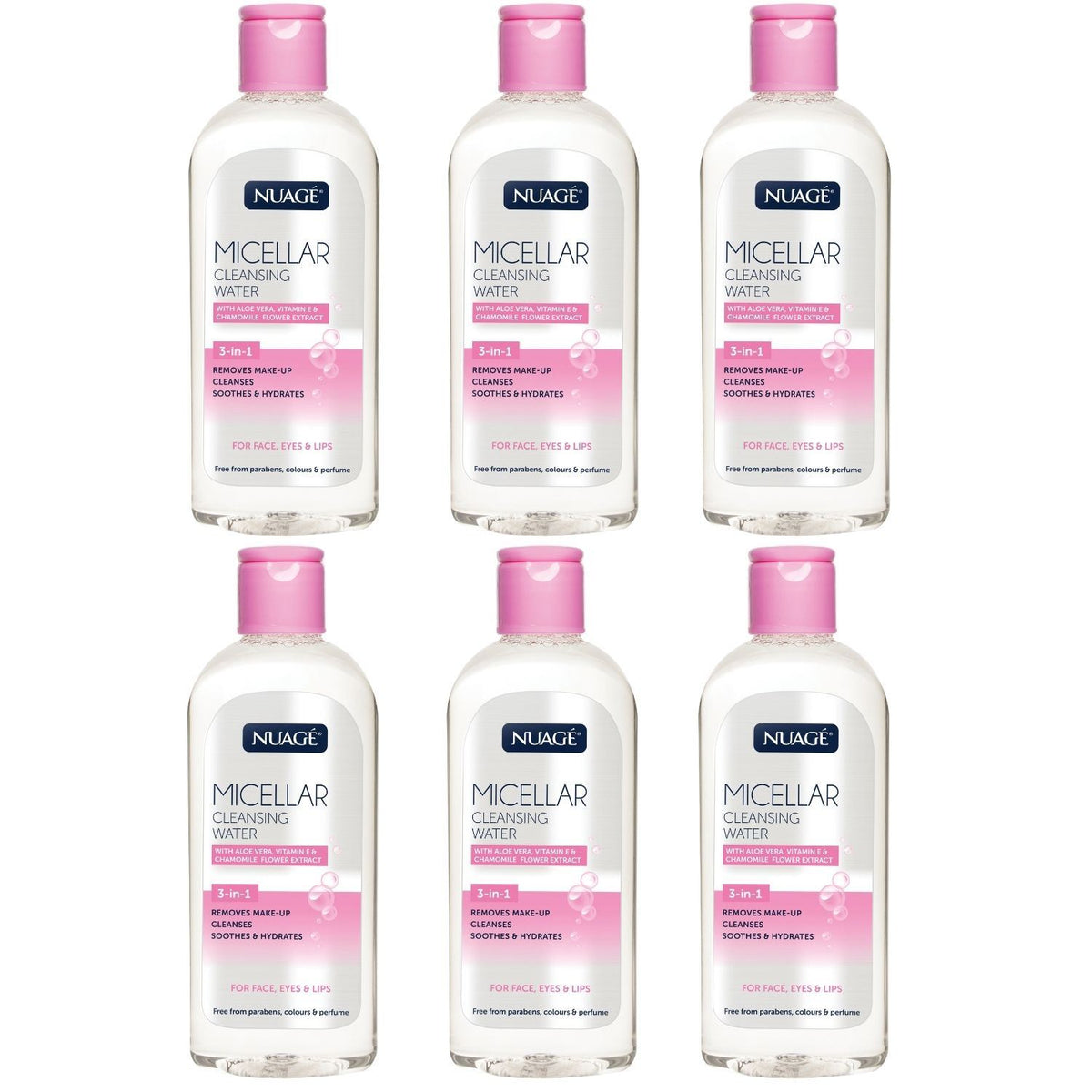 6X - Nuage Micellar Cleansing Water 200ml