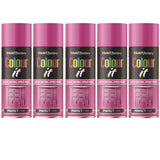 5X Paint Factory Perfect Pink Gloss Spray Paint 400ml