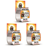 3X - STRONG AS AN OX Aluminium Tape 48 MM X 10M