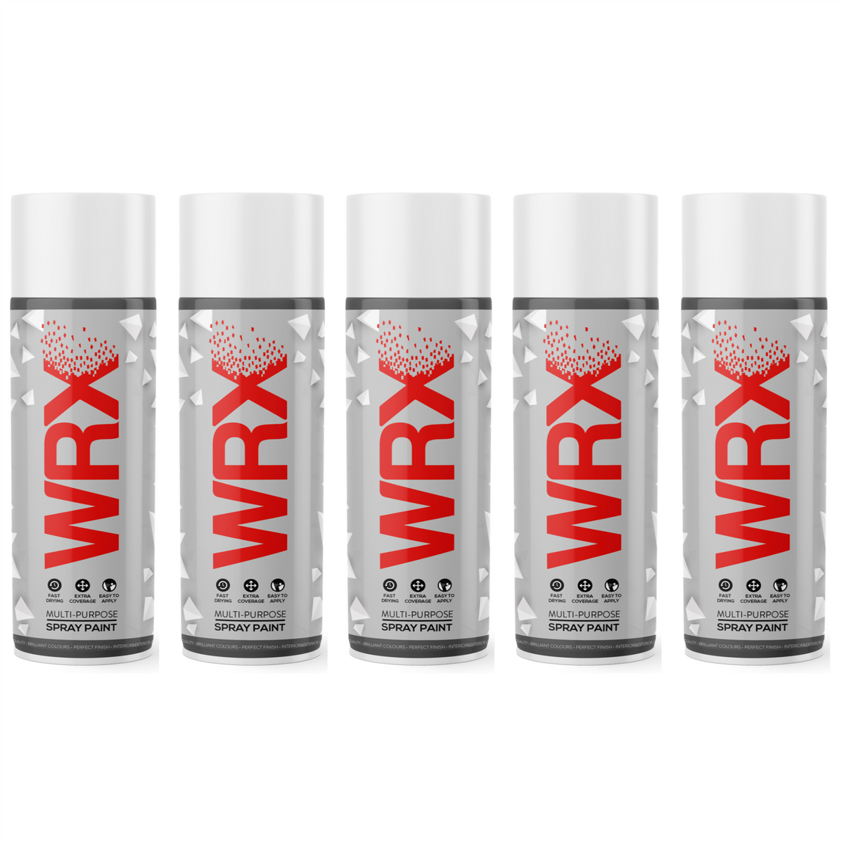 5X WRX Yellow Spray Paint 400ml