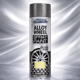 2X Alloy Wheel Silver Gloss Spray Paint 400ml