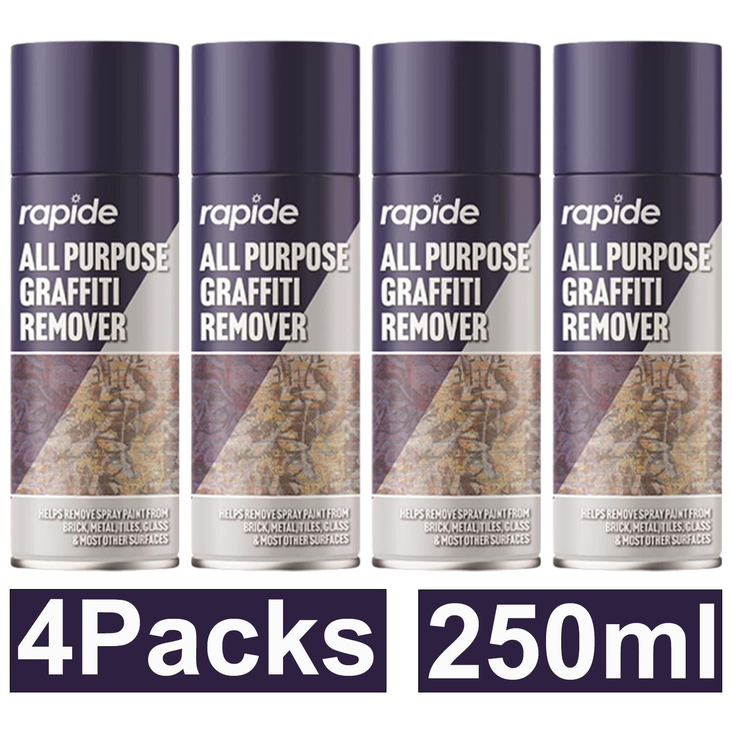 4X - Graffiti Remover Spray 250ml Lubricant