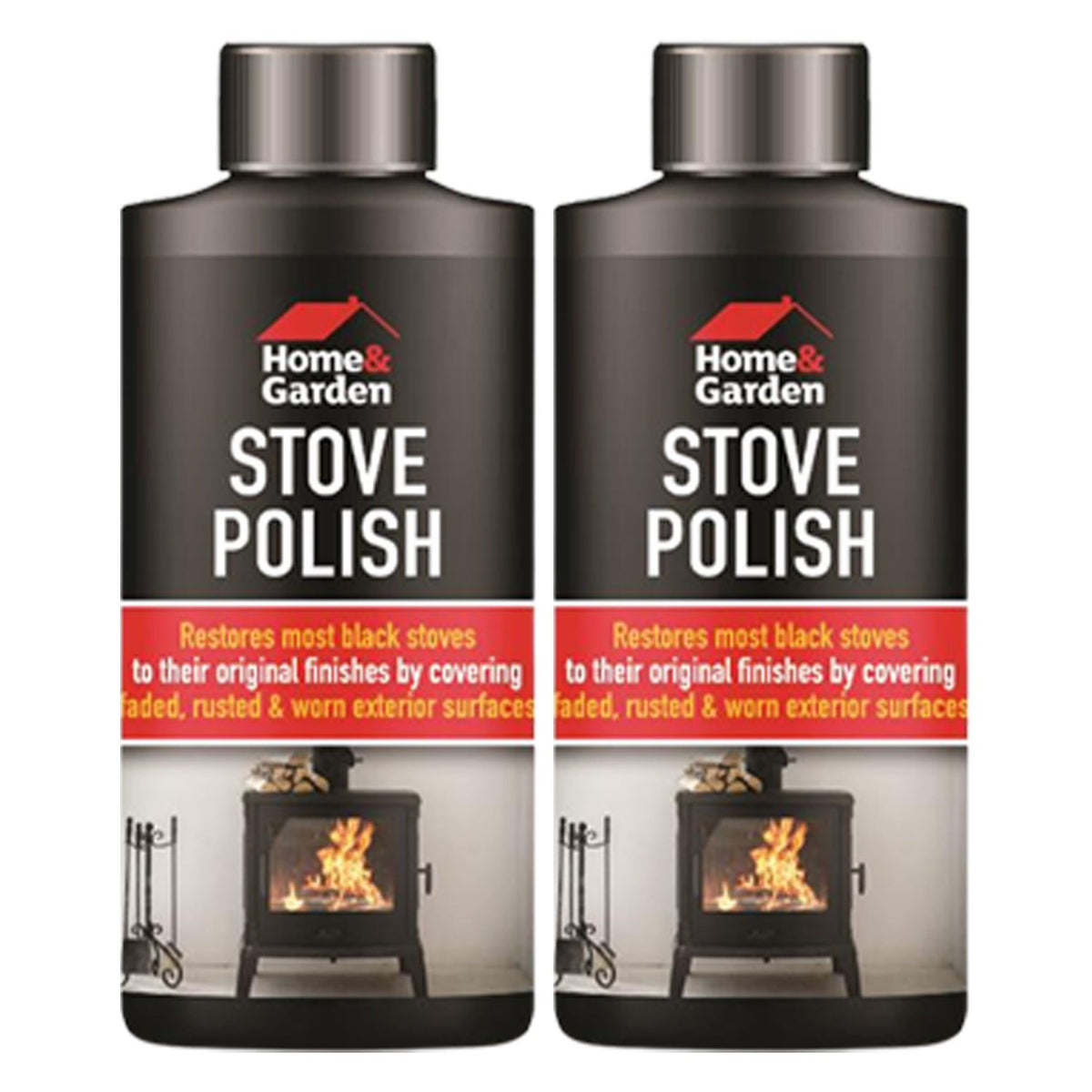 2X - Stove Polish Spray 200ml Cleaner