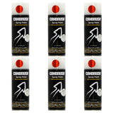 Canbrush Candy Brown Spray Paint 400ml cans arranged in two rows with red spray caps