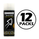 Canbrush Leo Beige spray paint bulk 12 pack cans for metal plastic and wood surfaces