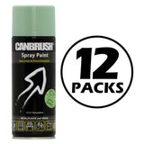 Canbrush surf green spray paint bulk 12 packs non-crack and petrol resistant cans