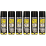 Carpride black car undercoat spray cans arranged in a row for corrosion protection underbody seal