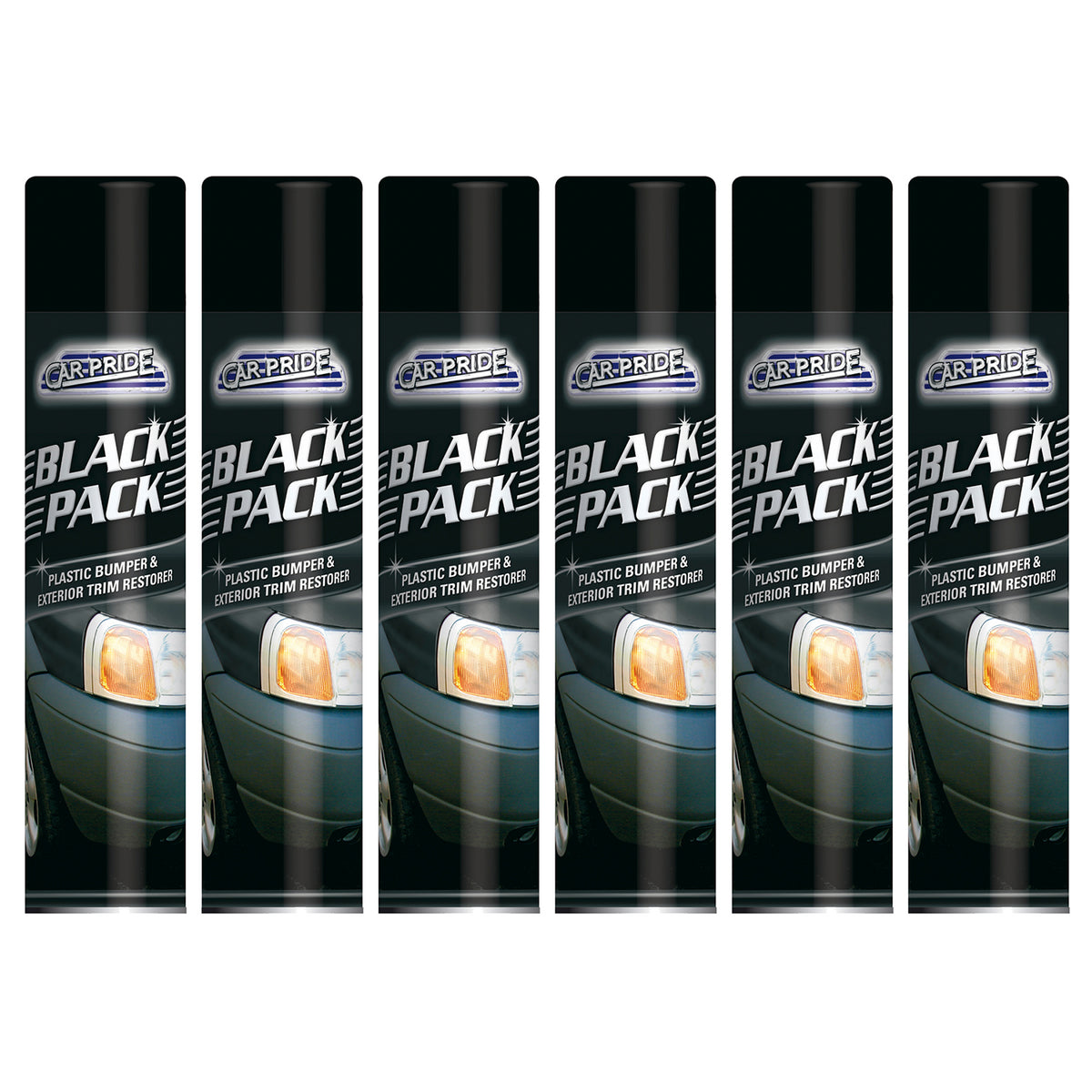 CarPride Black Plastic Bumper Restorer Spray Paint for Renewing Automotive Surfaces