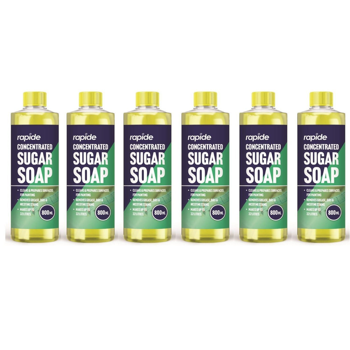 6X - Rapide Concentrated Sugar Soap 800ml