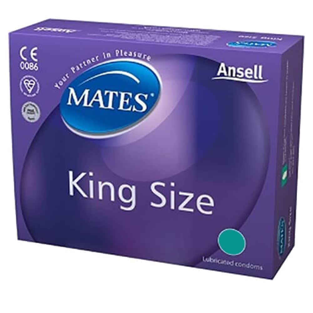 24X Mates King Size Condoms Male Condom