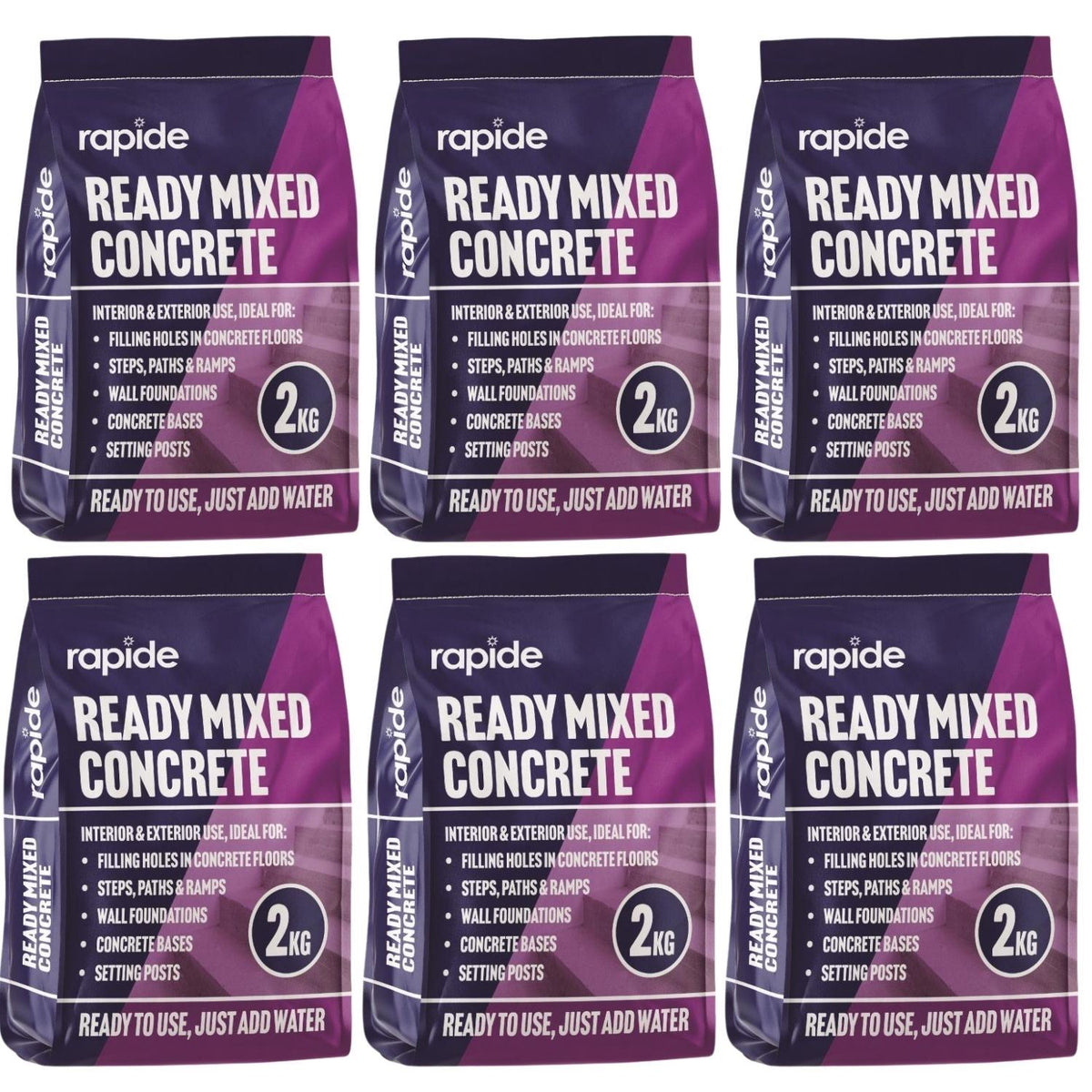 6X - Rapide Ready Mixed Concrete 2Kg