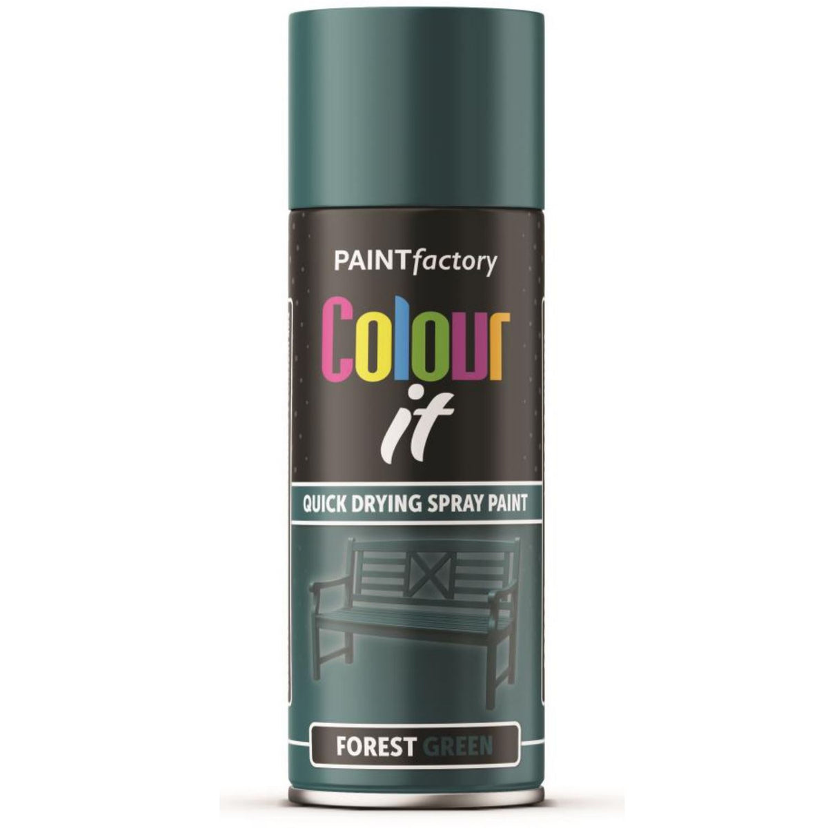 Paint Factory Forest Green Gloss Spray Paint 400ml