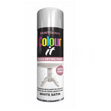 Paint Factory White Satin Spray Paint 250ml Spray Paint