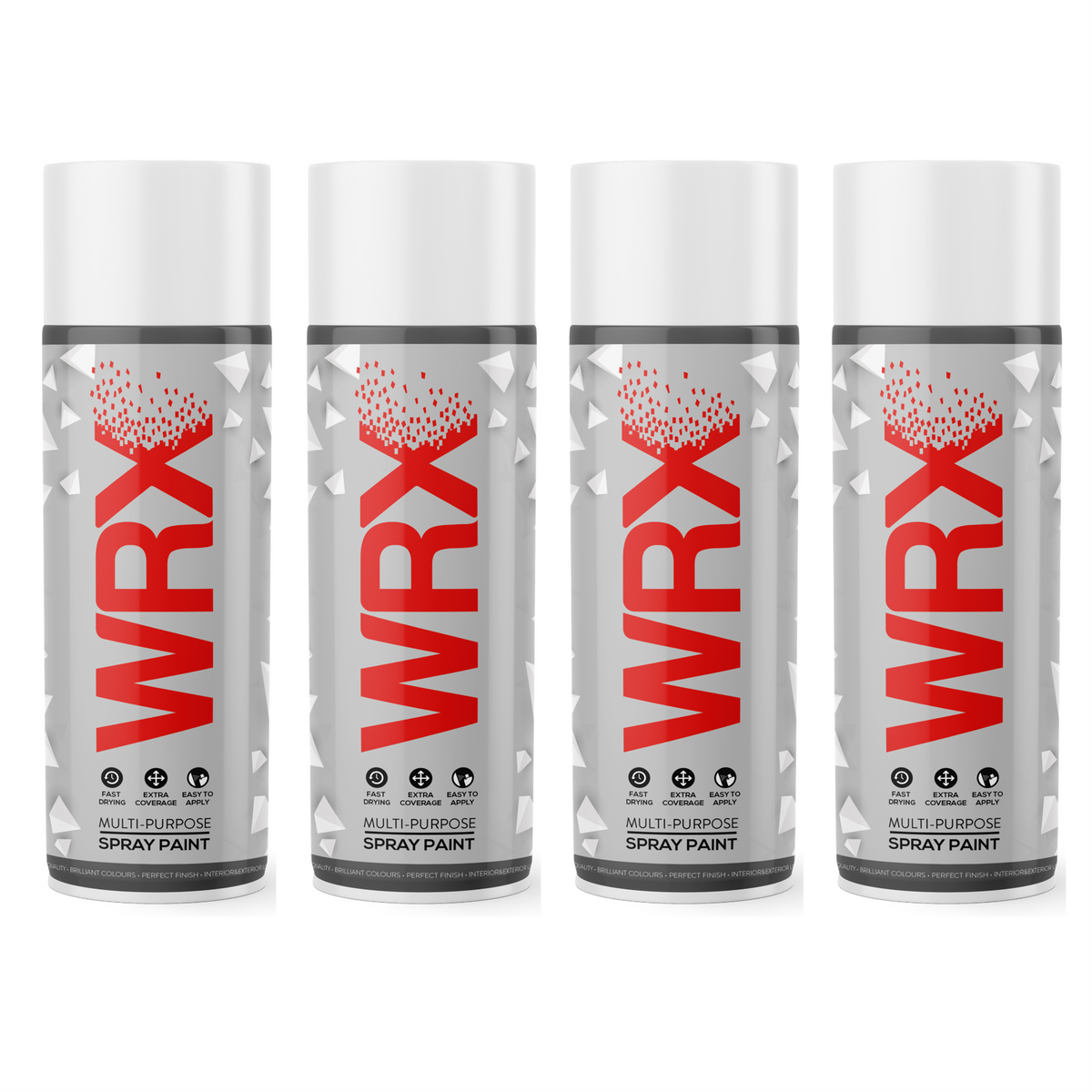 4X WRX Yellow Spray Paint 400ml