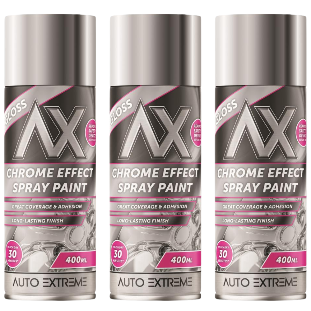 3X Auto Extreme Chrome Paint 400ml