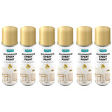 6X Overlay Gold Metallic 400ml Professional Spray Paint