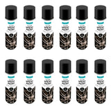 12X Overlay Satin Black Auto Professional Spray Paint 250ml