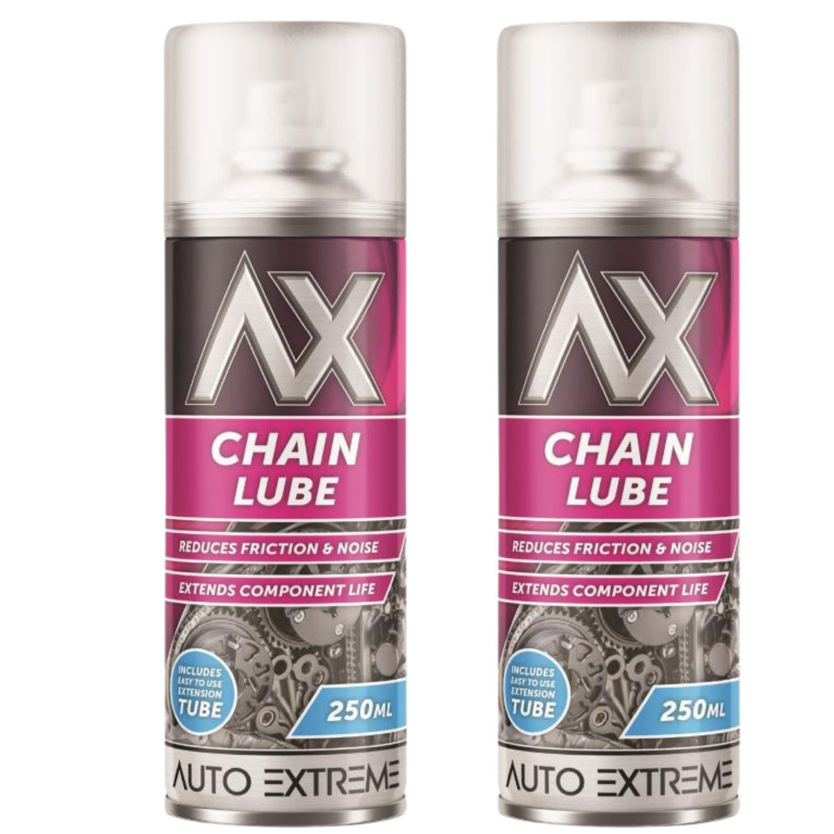 2X Chain Lube Spray 250ml