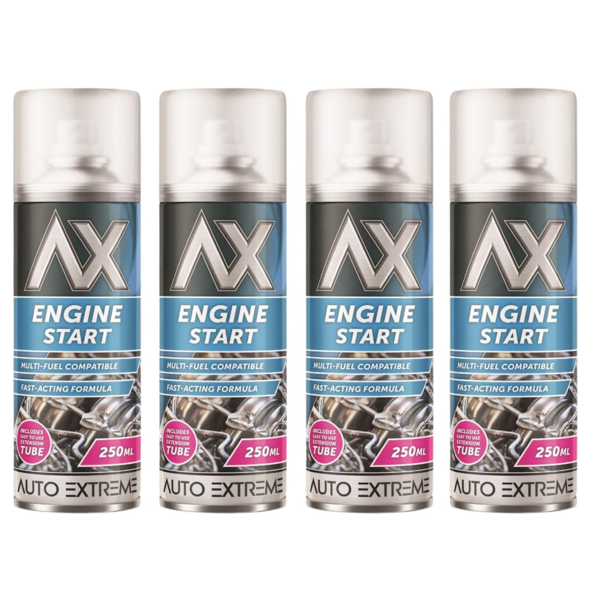 4X Auto Extreme Engine Start Spray 250ml