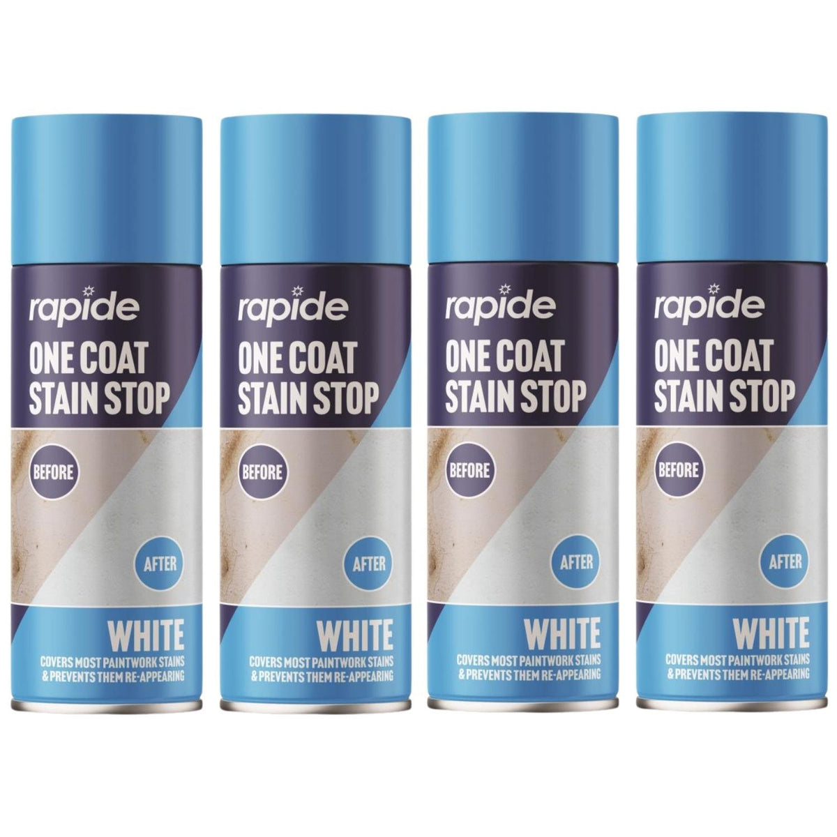 4X - Rapide One Coat Stain Stop 400ml Spray 400ml