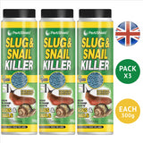 3X Pestshield Slug & Snail Killer 300G Pest Control