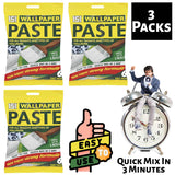 3X Wallpaper Paste 5 Roll Wallpaper Paste