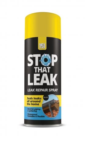 3X 151 Stop That Leak Black Spray 400ml Sealant