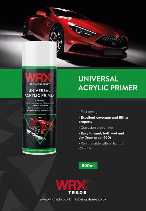2X WRX Universal Primer Grey Spray 500ml Technical Spray