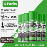 6X 151 White Lithium Grease Long Lasting Protection 400ml