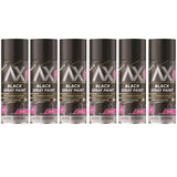 6X Auto Extreme Black Matt Spray Paint 400ml