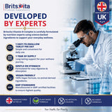 Brits Vita Vitamin B Complex 365 High Strength Tablets All Essential B Vitamins