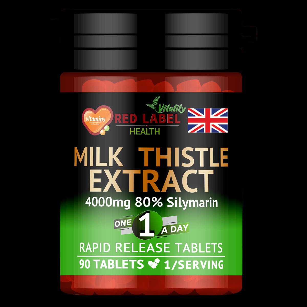 Milk Thistle 90 Tablets 4000mg