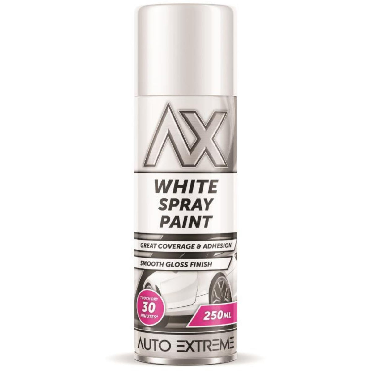 Auto Extreme White Gloss Spray Paint 250ml