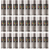 24X - Paint Factory Metallic Silver Spray Paint 200ml