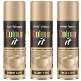 3X Paint Factory Desert Sand Matt Spray Paint 250ml