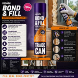 1X - Rapide Expanding Foam Pu Bond And Fill Spray 750ml