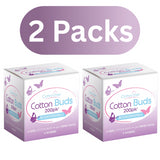 2X Cotton Tree Cotton Buds Biodegradable  200 Pack