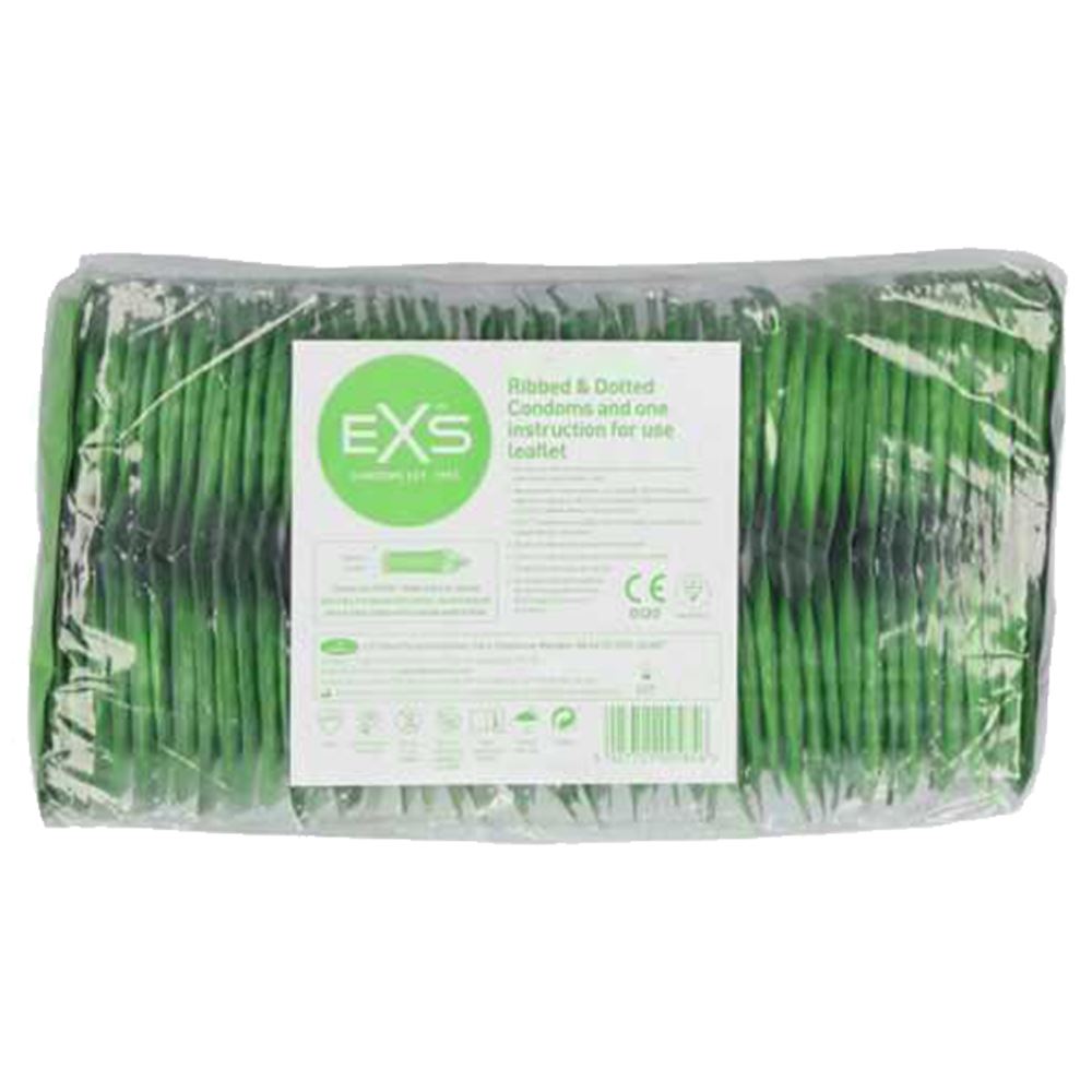 12X EXS Ribbed Condoms Male Condom