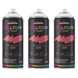 3X Wild Rose RAL 3017 Gloss Spray Paint 400ml