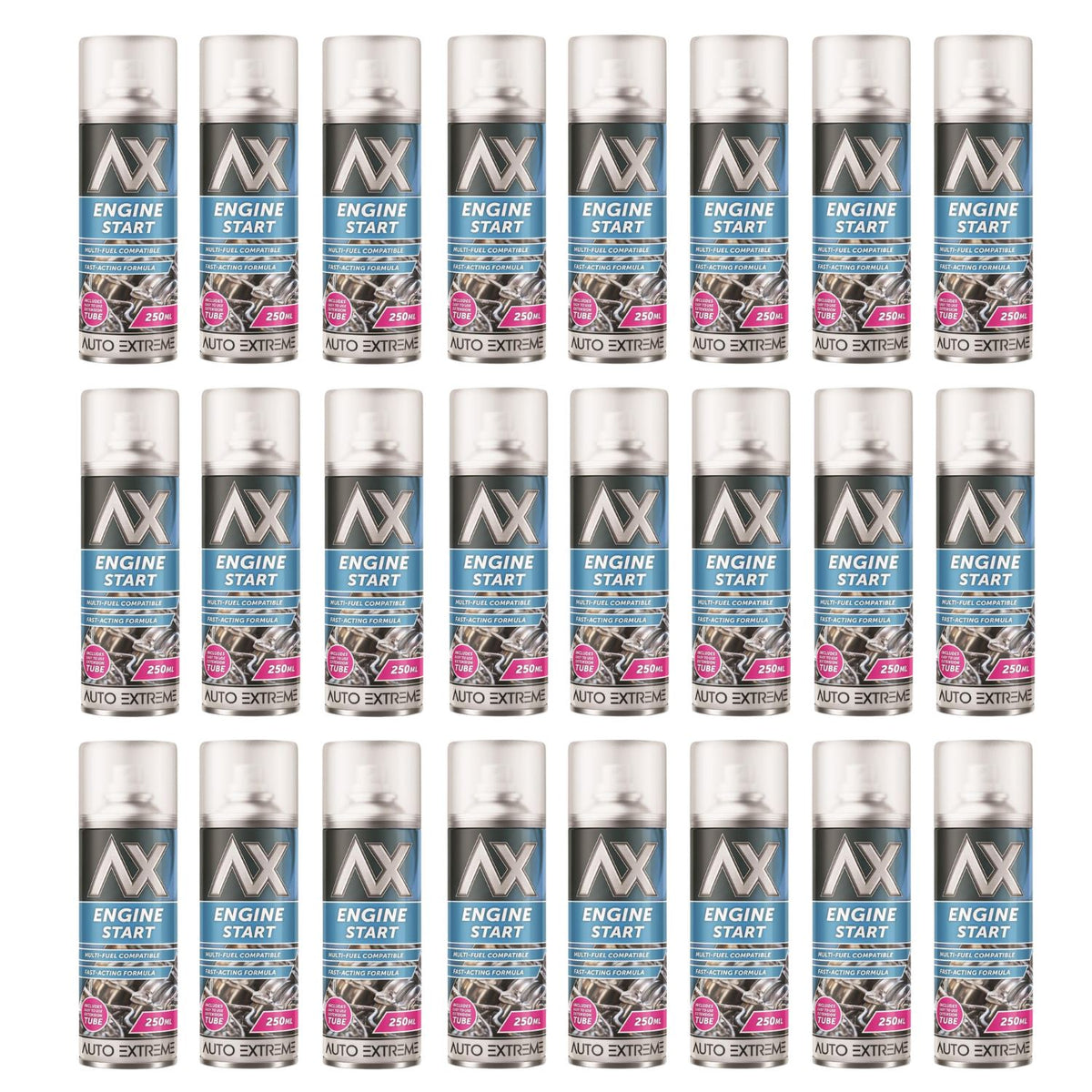 24X - Auto Extreme Engine Start Spray 250ml