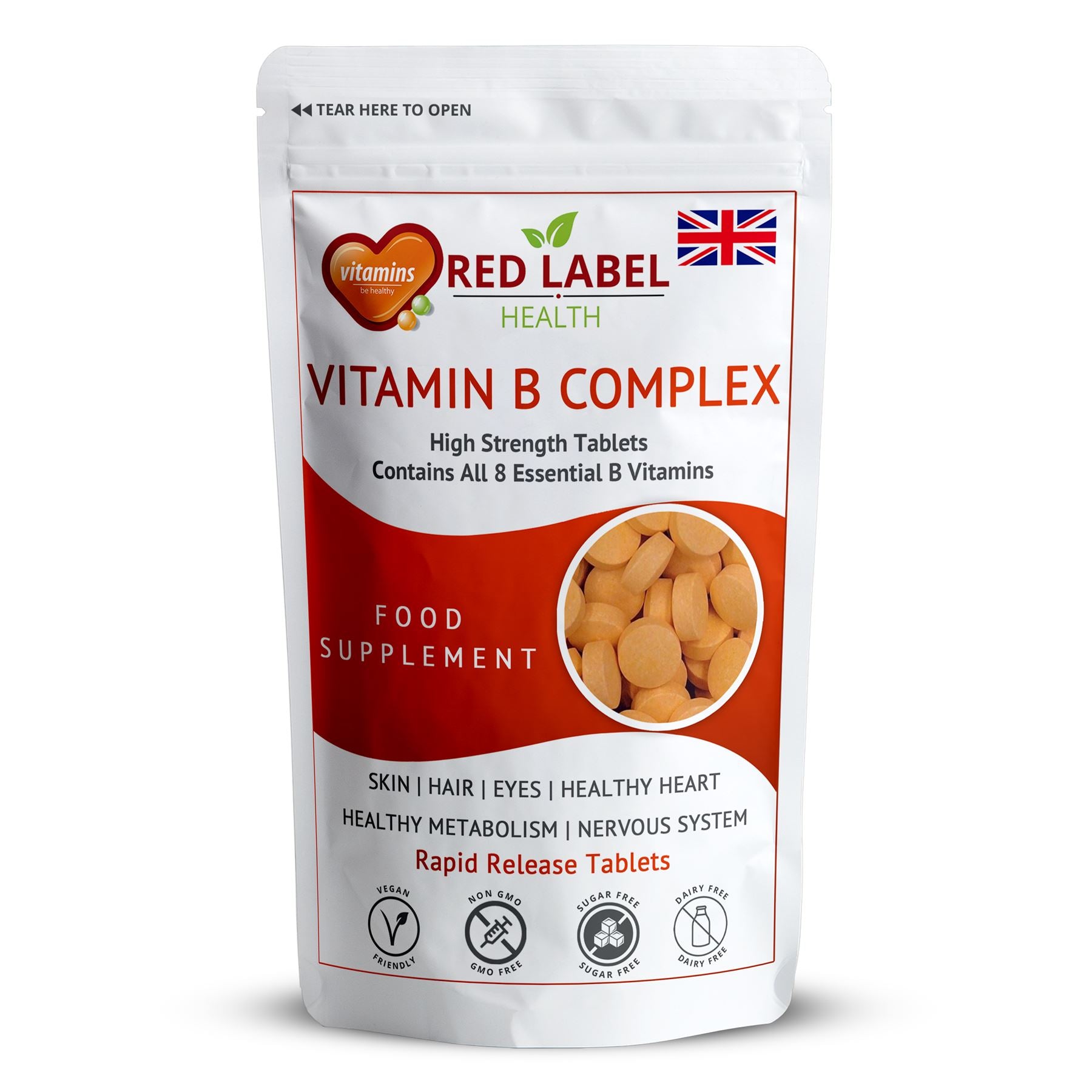 Vitamin B Complex - 180 Tablets Vitamin B Complex