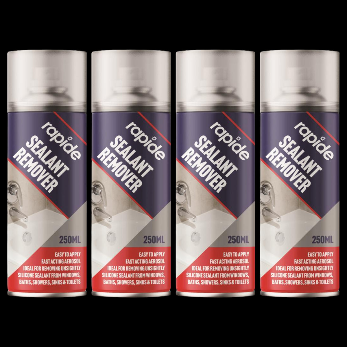 4X Silicone Sealant Remover Spray 250ml
