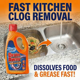 2X Drain Unblocker Liquid 400ml Kitchen Sink Bathroom Indoor Outdoor Drain Away