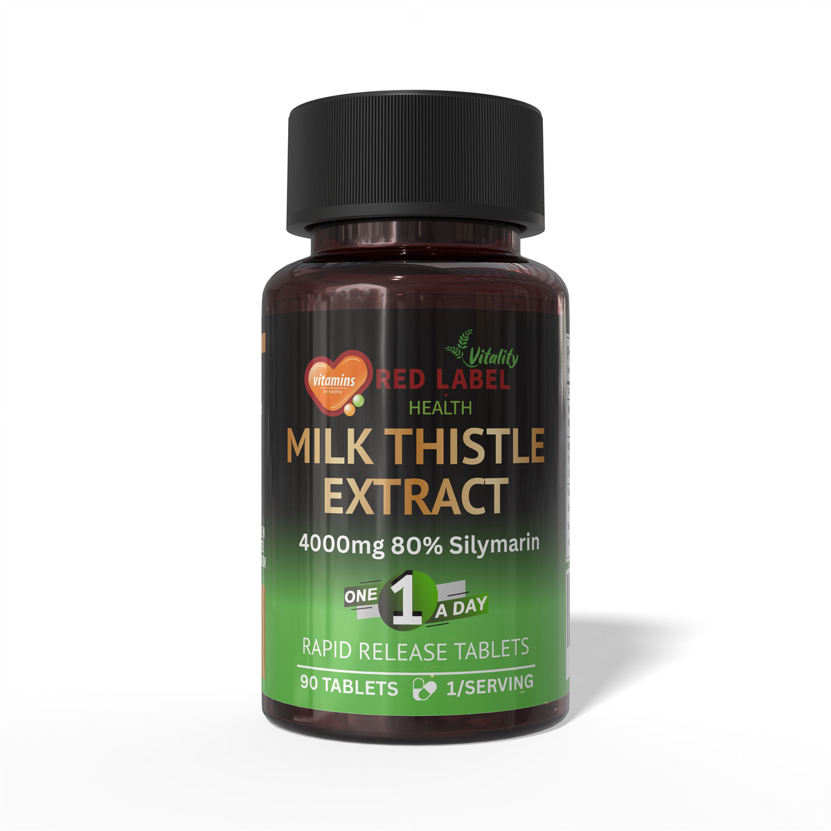 Milk Thistle 90 Tablets 4000mg