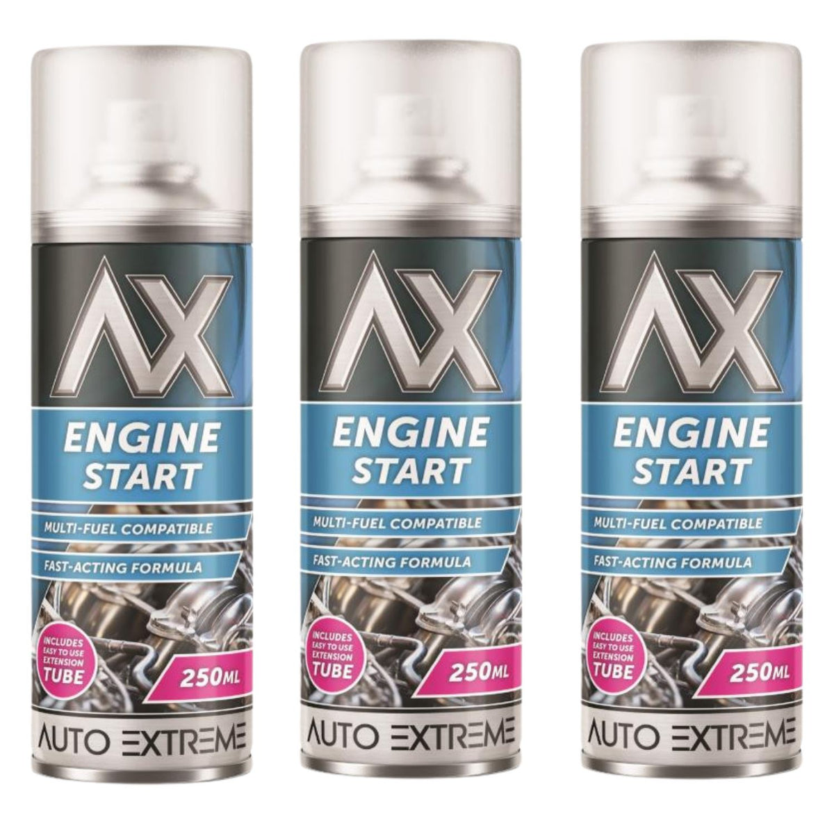 3X Auto Extreme Engine Start Spray 250ml