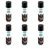 6X Overlay Satin Black Auto Professional Spray Paint 250ml