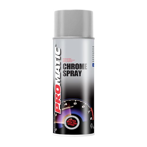 6X Promatic Chrome Spray Paint 400ml