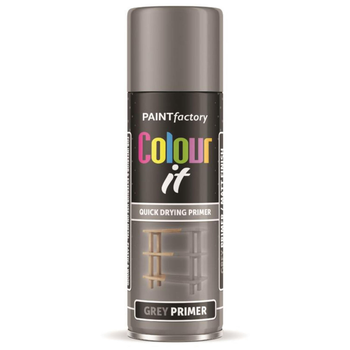 Paint Factory Grey Primer Spray 250ml