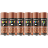 6X Paint Factory Copper  Metallic Spray Paint 400ml