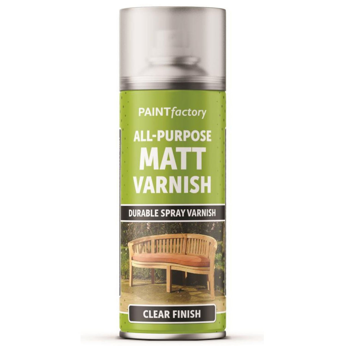 Paint Factory Clear Matt Varnish Spray 400ml